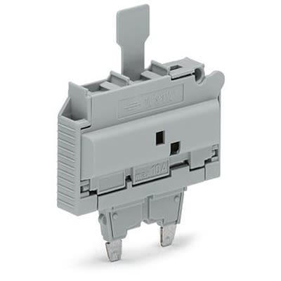 WAGO TOPJOB S Series Fuse Plug for Use with DIN Rail Terminal Block, 10A