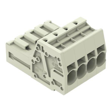 WAGO 831 Series Male Connector for Use with Female Connector, 41A, CSA