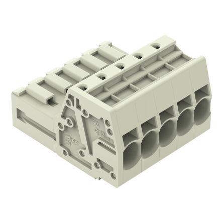WAGO 831 Series Male Connector for Use with Female Connector, 41A, CSA