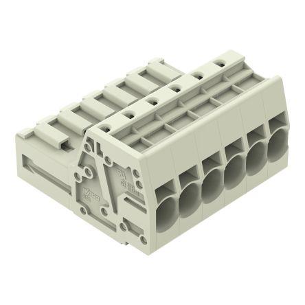 WAGO 831 Series Male Connector for Use with Female Connector, 41A, CSA