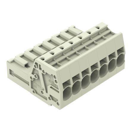 WAGO 831 Series Male Connector for Use with Female Connector, 41A, CSA