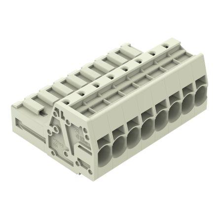 WAGO 831 Series Male Connector for Use with Female Connector, 41A, CSA