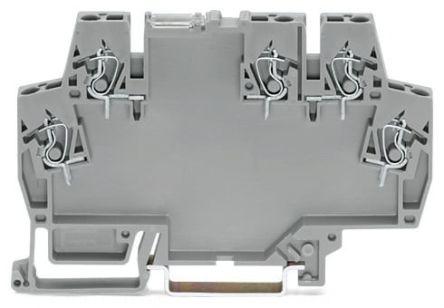 WAGO859-110 859 Series Terminal Block, 2.5mm², Cage Clamp Termination