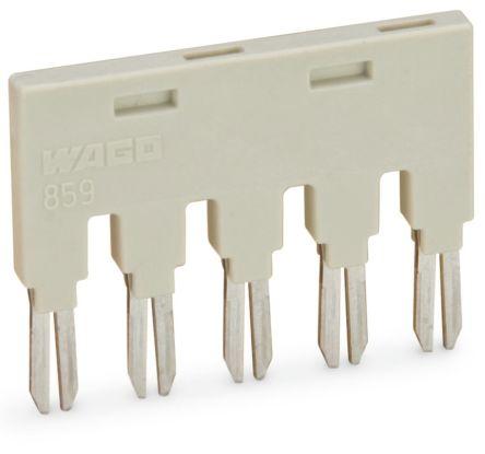 WAGO 859 Series Jumper for Use with Jumper Slot, 18A