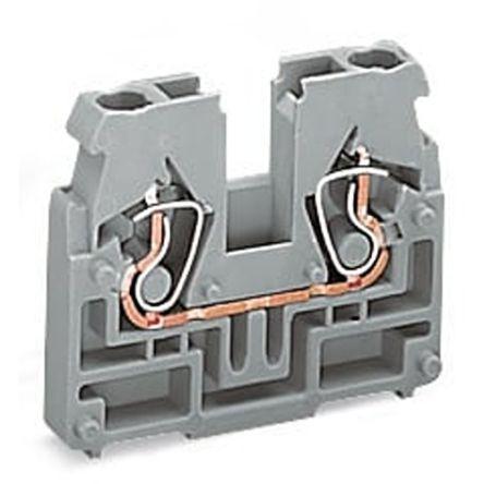 WAGO869-326 869 Series Terminal Block, 2.5mm², 1-Level, Cage Clamp Termination