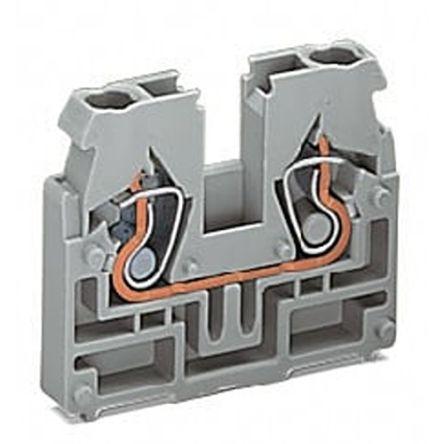 WAGO869-341 869 Series Terminal Block, 2.5mm², 1-Level, Cage Clamp Termination