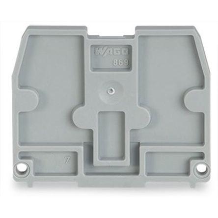 WAGO 869 Series End Plate for Use with Terminal Block