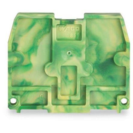 WAGO 869 Series End Plate for Use with Terminal Block