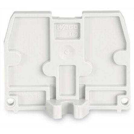 WAGO 869 Series End Plate for Use with Terminal Block