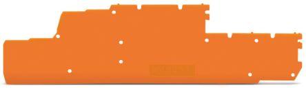 WAGO 870 Series End And Intermediate Plate for Use with Rail Mounted Terminal Blocks With CCC