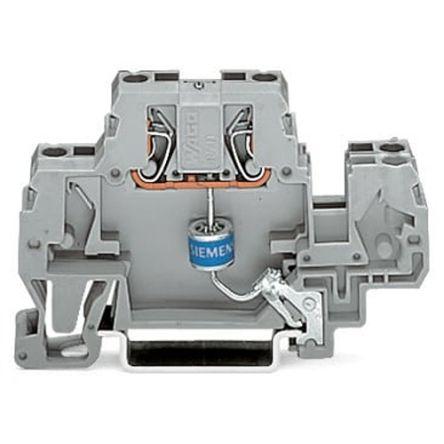 WAGO870-523/281-579 870 Series Terminal Block, 2.5mm², 2-Level, Cage Clamp Termination