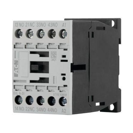 Eaton xStart Contactor Relay, 230 V ac Coil, 4 Pole, 4 A, 230V ac Control, 3NO + 1NC