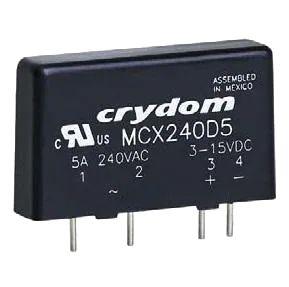 Sensata/Crydom Solid State Relay, 5 A Load, PCB Mount, 660 V rms Load, 32 V dc Control, MCXE480D5