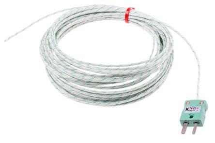 RS PRO Type K Thermocouple 10m Length, → +350°C