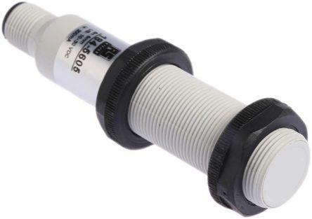 RS PRO Capacitive Barrel-Style Proximity Sensor, M18 x 1, 5 mm Detection, NPN Output, 10 - 30 V dc, IP67