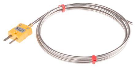 RS PRO Type K Thermocouple Connector 3mm Diameter, -40°C → +1100°C
