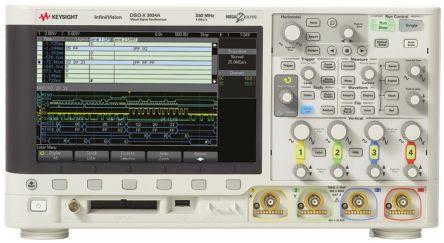 Keysight Technologies DSOX3034A Bench Oscilloscope, 350MHz, 4 Analogue Channels With RS Calibration