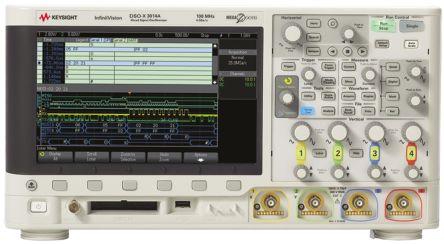 Keysight Technologies DSOX3014A Bench Oscilloscope, 100MHz, 4 Analogue Channels With RS Calibration