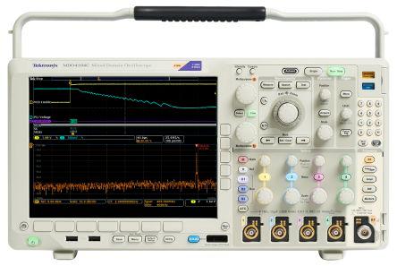 Tektronix MDO4054 Digital Portable Oscilloscope, 4 Analogue Channels, 500MHz, 16 Digital Channels - UKAS Calibrated